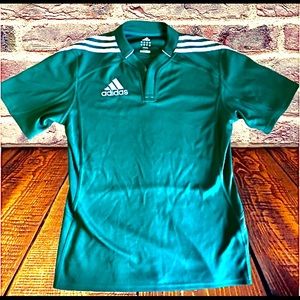 Adidas Climacool Green Soccer Jersey Short Sleeve